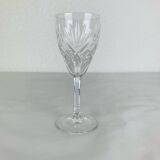 6 Chantilly model stemmed glasses from Saint Louis, crystal, wine or port