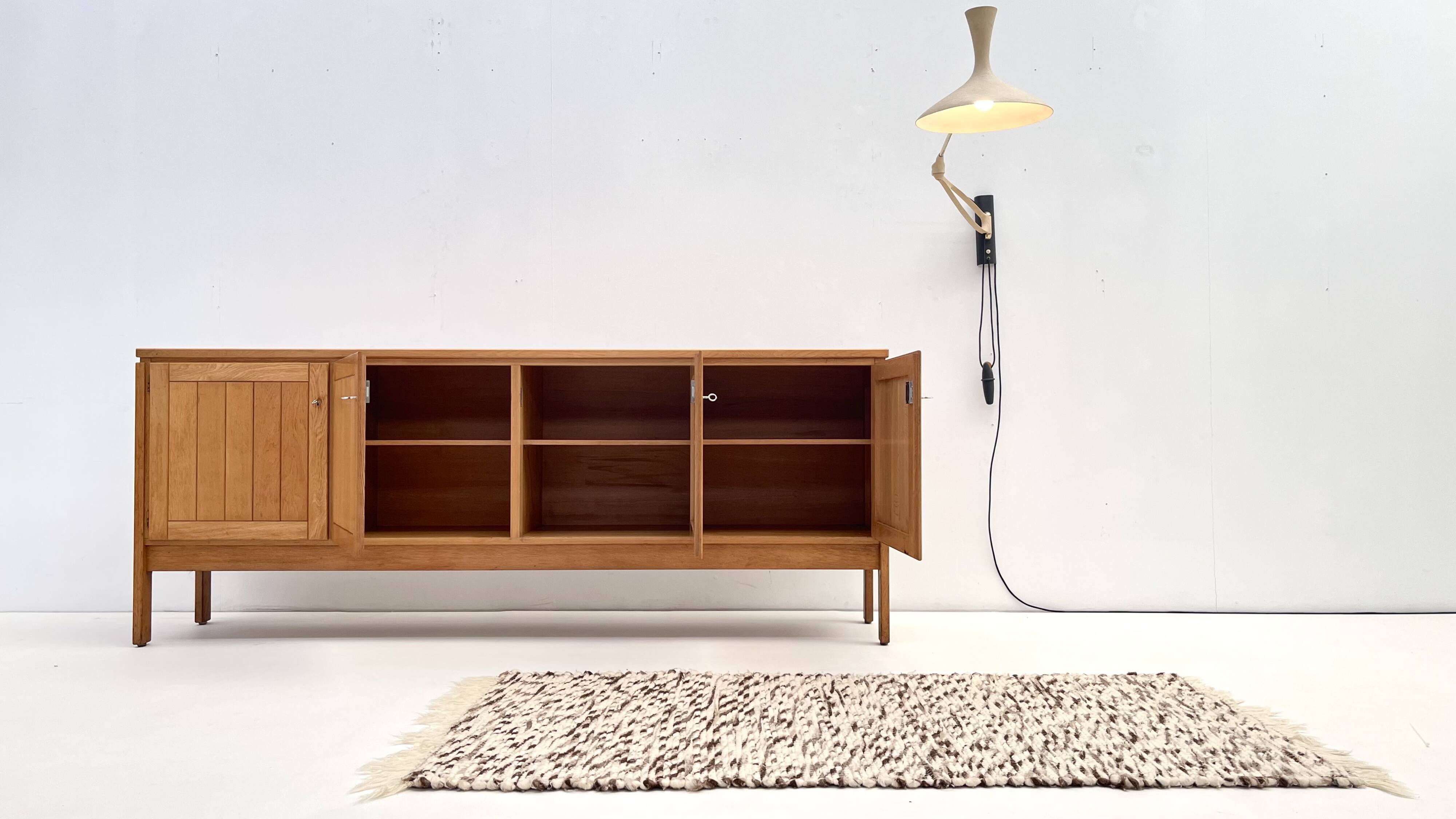 Oak credenza by Van den Berghe Pauvers