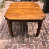 Art deco table with carved details