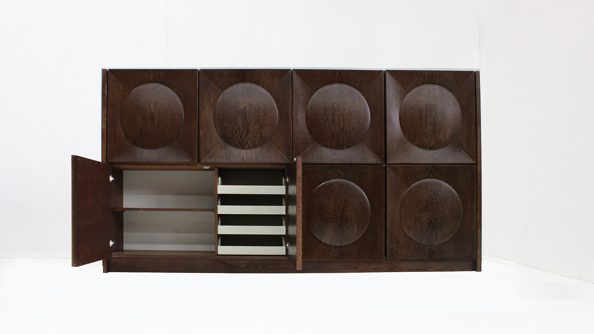 Vintage brutalist sideboard 1970s