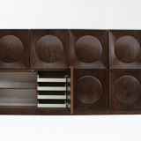 Vintage brutalist sideboard 1970s