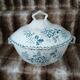 Antique soup tureen in ironstone