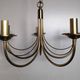CVL (Val de Loire Creations) ~ Chandelier ~ Chatelet Collection - 5 lights ~ Burnished brass - 21st century