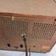Vintage wooden radio radiobell