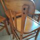 Vintage four-quarter bistro chairs