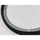 Round smoked glass wall mirror, Italy 1970s