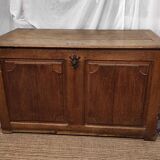 Trunk / trunk in oak 19th