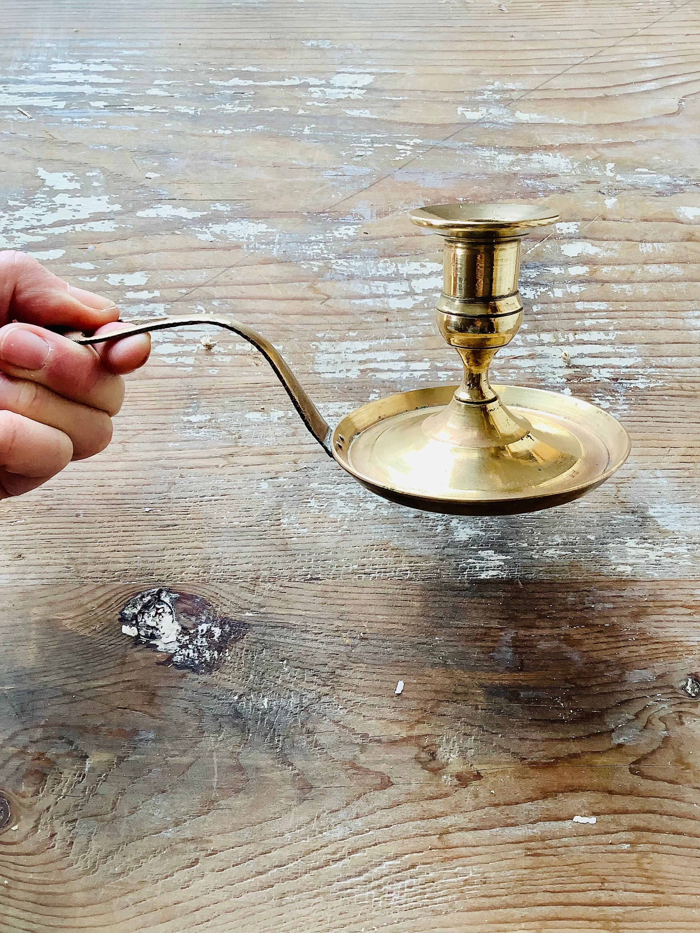 Vintage brass candle holder