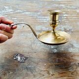 Vintage brass candle holder