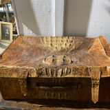Vintage crocodile suitcase 50s