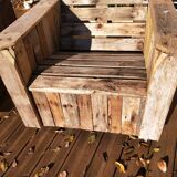 Fauteuils à palettes de bois
