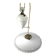 Suspension "monte et baisse" en opaline, années 40
