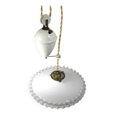"RISE AND LOWER" SUSPENSION in OPALINE from the 1940s