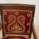 Empire-style shepherdess chair in mahogany