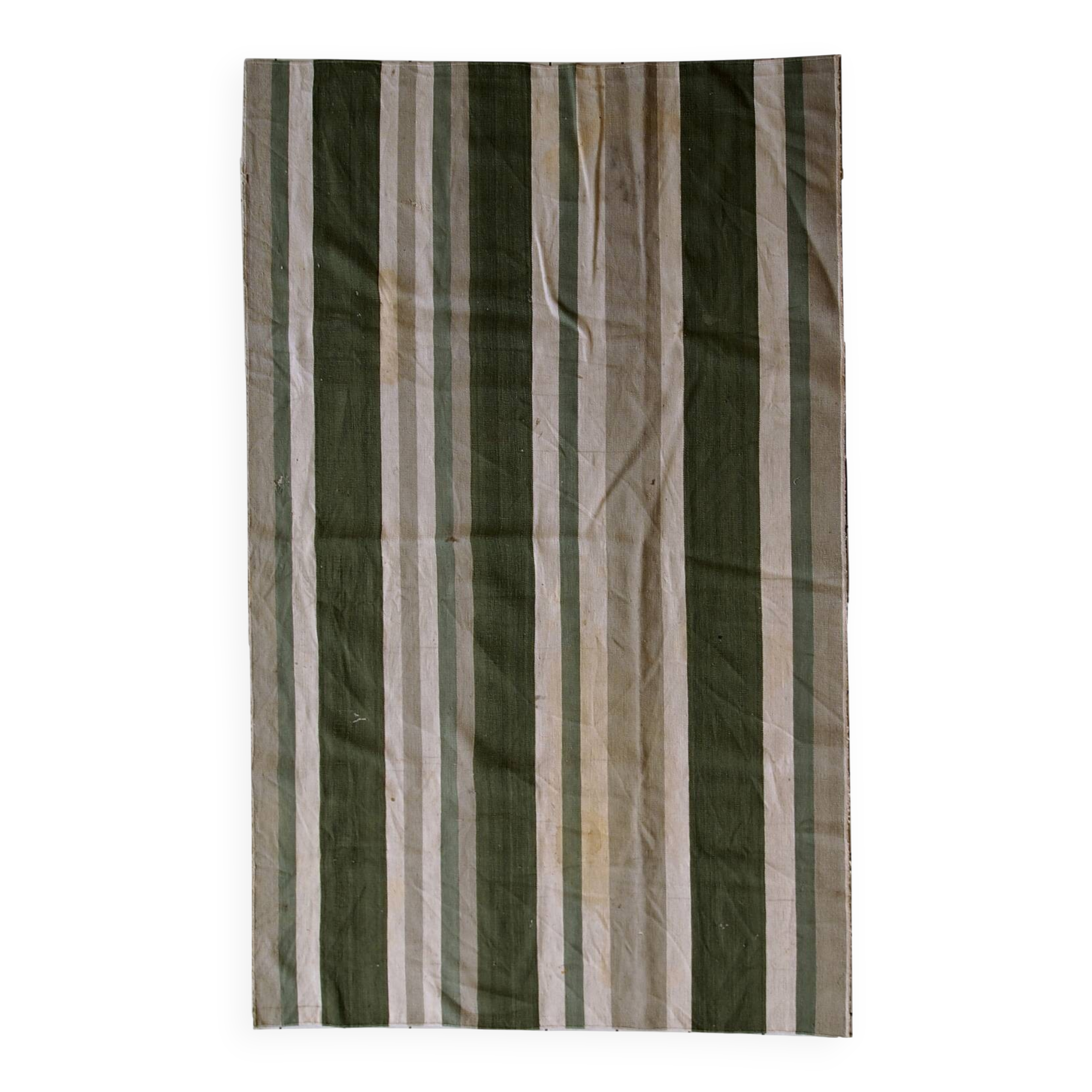 Kilim antique fait main Dhurri indien 167cm x 238cm (1930s)