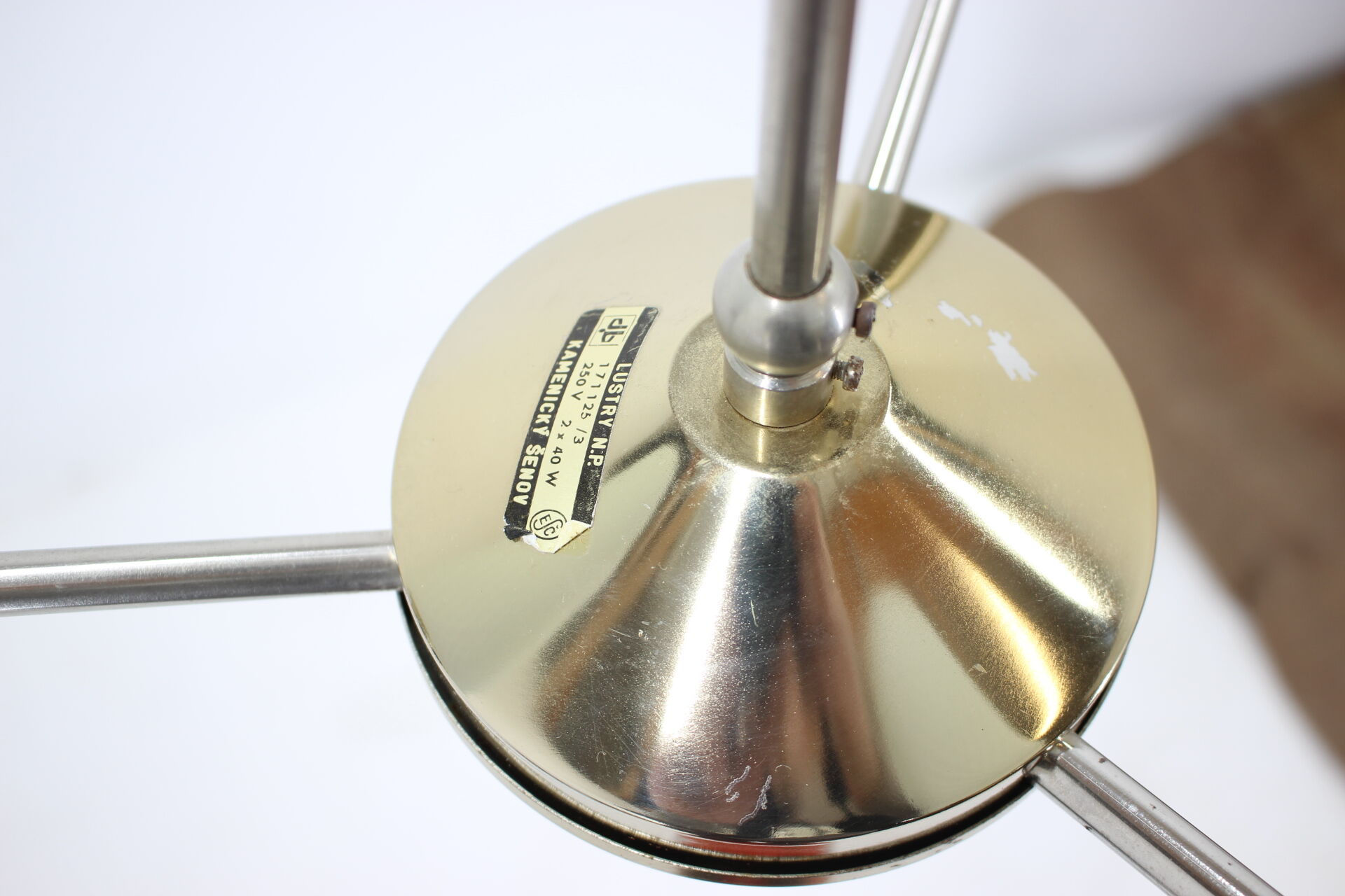 Mid-century adjustable chandelier/Kamenický Šenov, 1960´s.