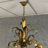 Leaf spray chandelier from the 1970s-1980s