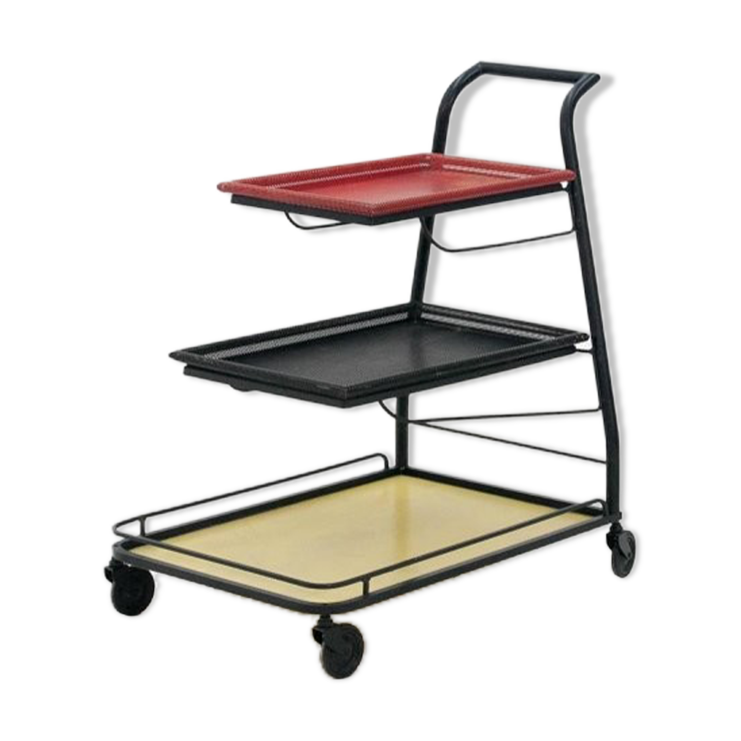 Mathieu Matégot 'Demon' Trolley for Artimeta, 1950