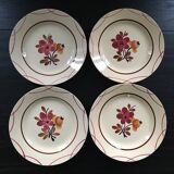 Set of 4 Gien plates