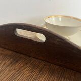 Large wooden platter