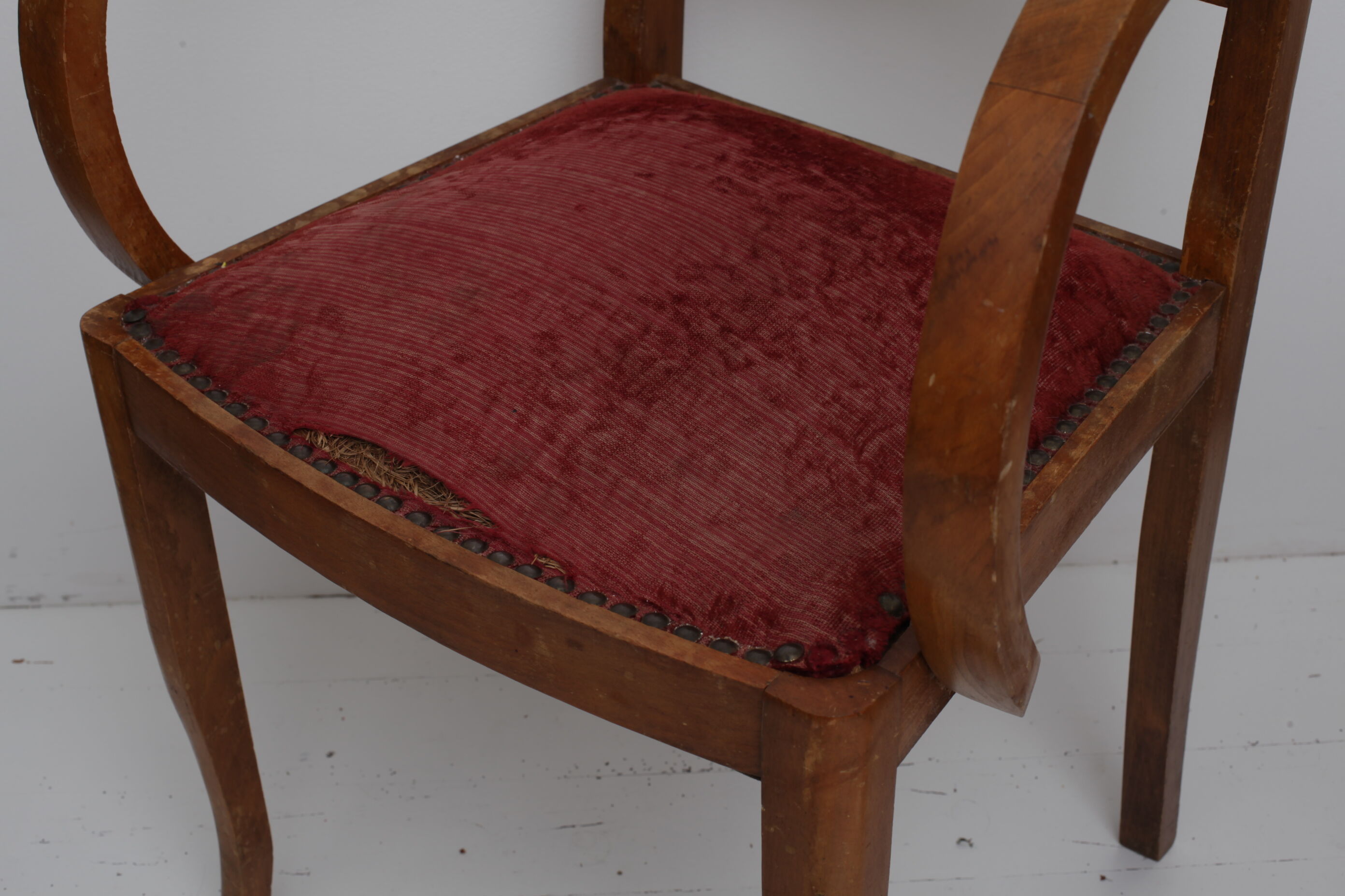 Fauteuil bridge rouge