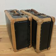Lot de deux valises, années 50