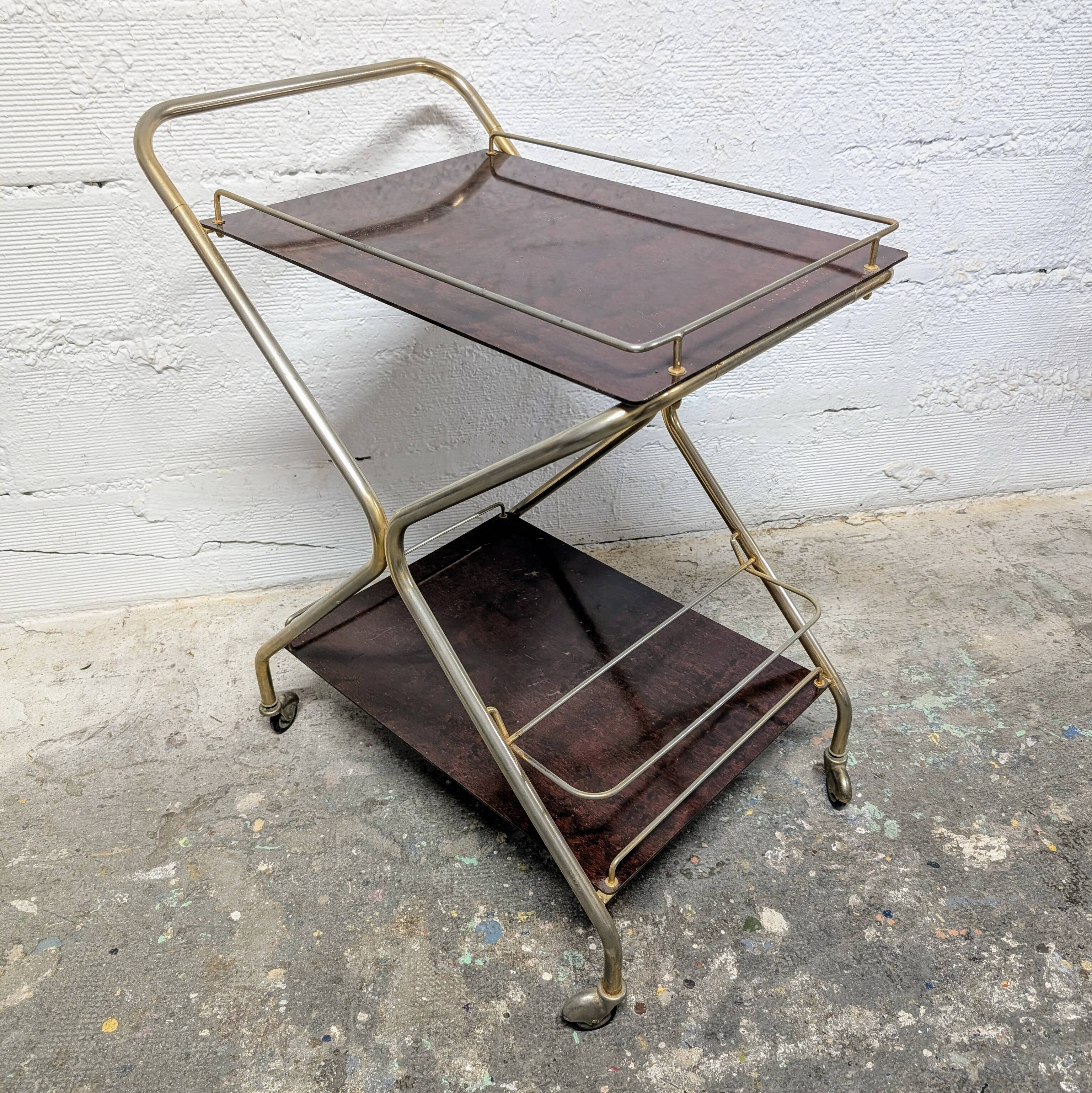 Vintage rolling trolley