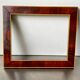 Antique Wooden  Frame intarsia borders 26.5 cm x 22.5  cm