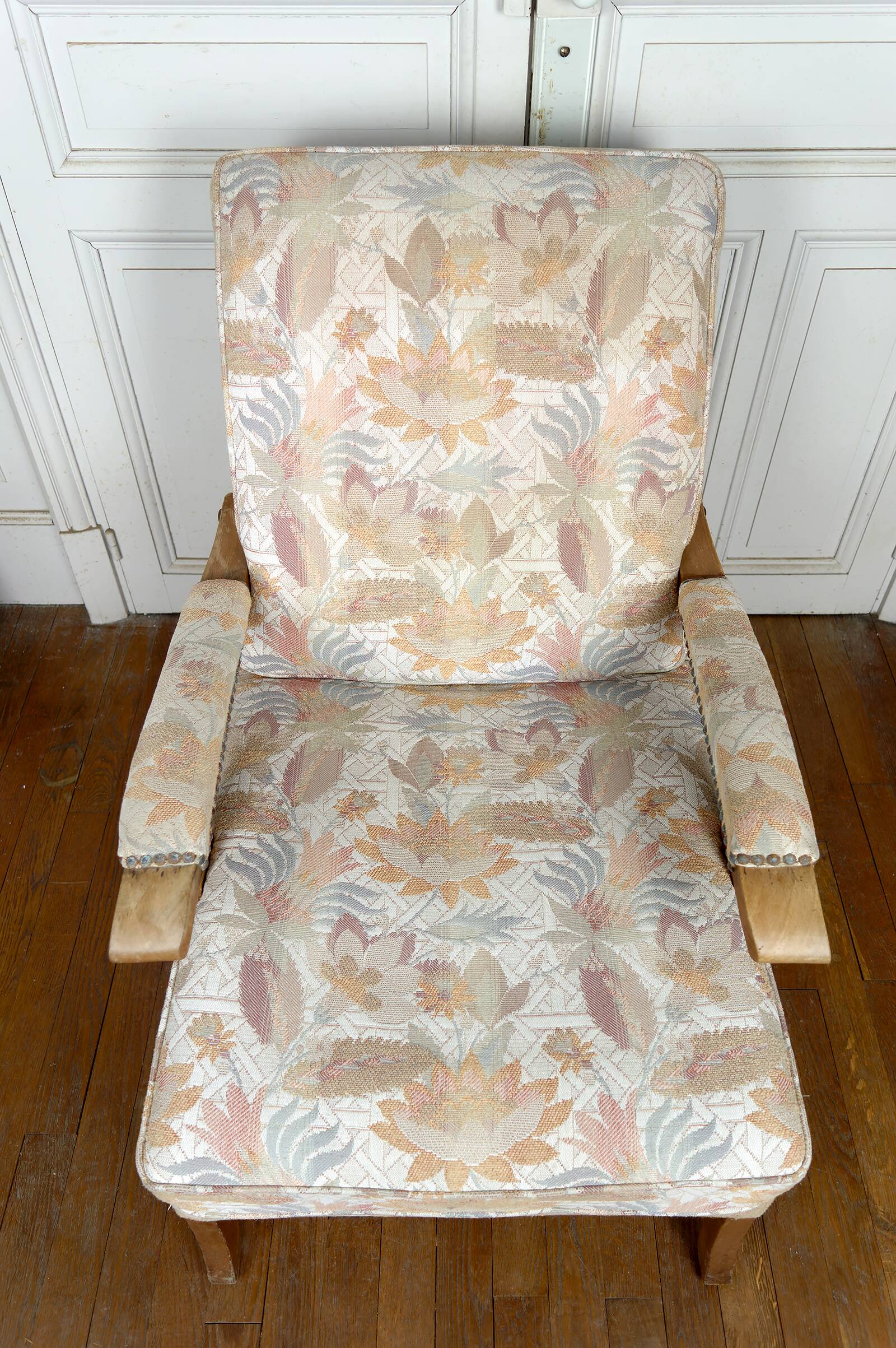 Paire d'Importants Fauteuils Réglables, Design Français, Circa 1950