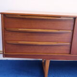Teak sideboard of the 60s U-shaped base
