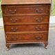 Secrétaire Chippendale en bois du XIXème