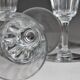 Set of 6 crystal champagne flutes Baccarat Côte d'Azur