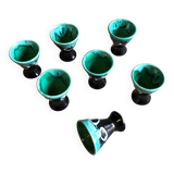 Vallauris Ceramic Glasses or Egg Cups
