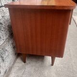 Pair of bedside tables, end of vintage sofa, old 1950