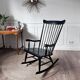 Rocking chair noir