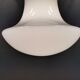 Older ceiling/hanging lamp in milky white opaline glass.