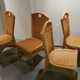 Lot de 4 chaises rotin, années 2000