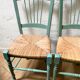 Set of 2 wooden chairs