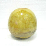 Homemade ceramic "ball" vase