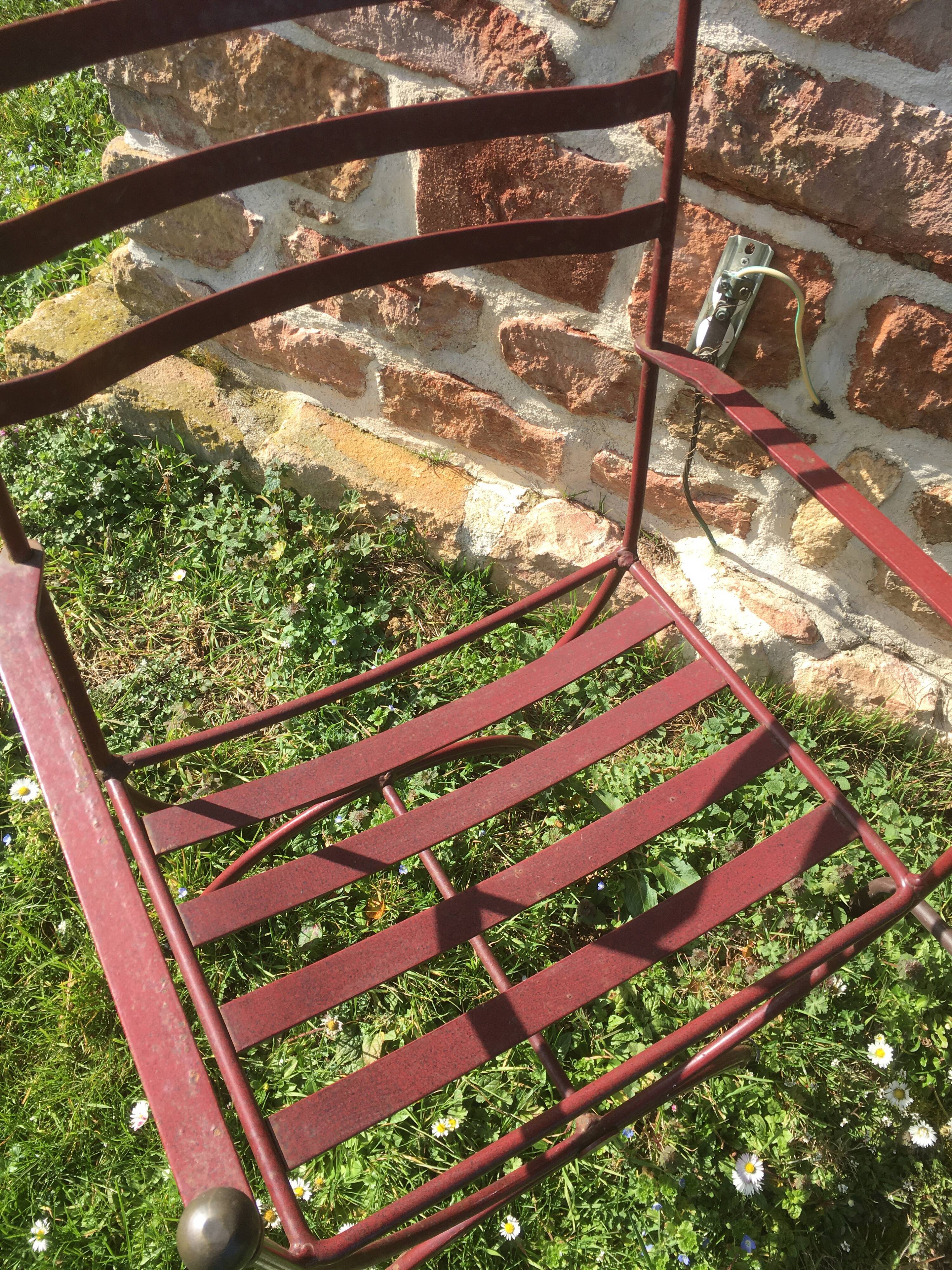 Wrought iron garden set