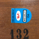 Scandinavian extendable rosewood round table, 1960s