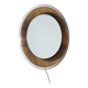 Decorative wall mirror with lighting by M. Furgeri, Italy, 1960s