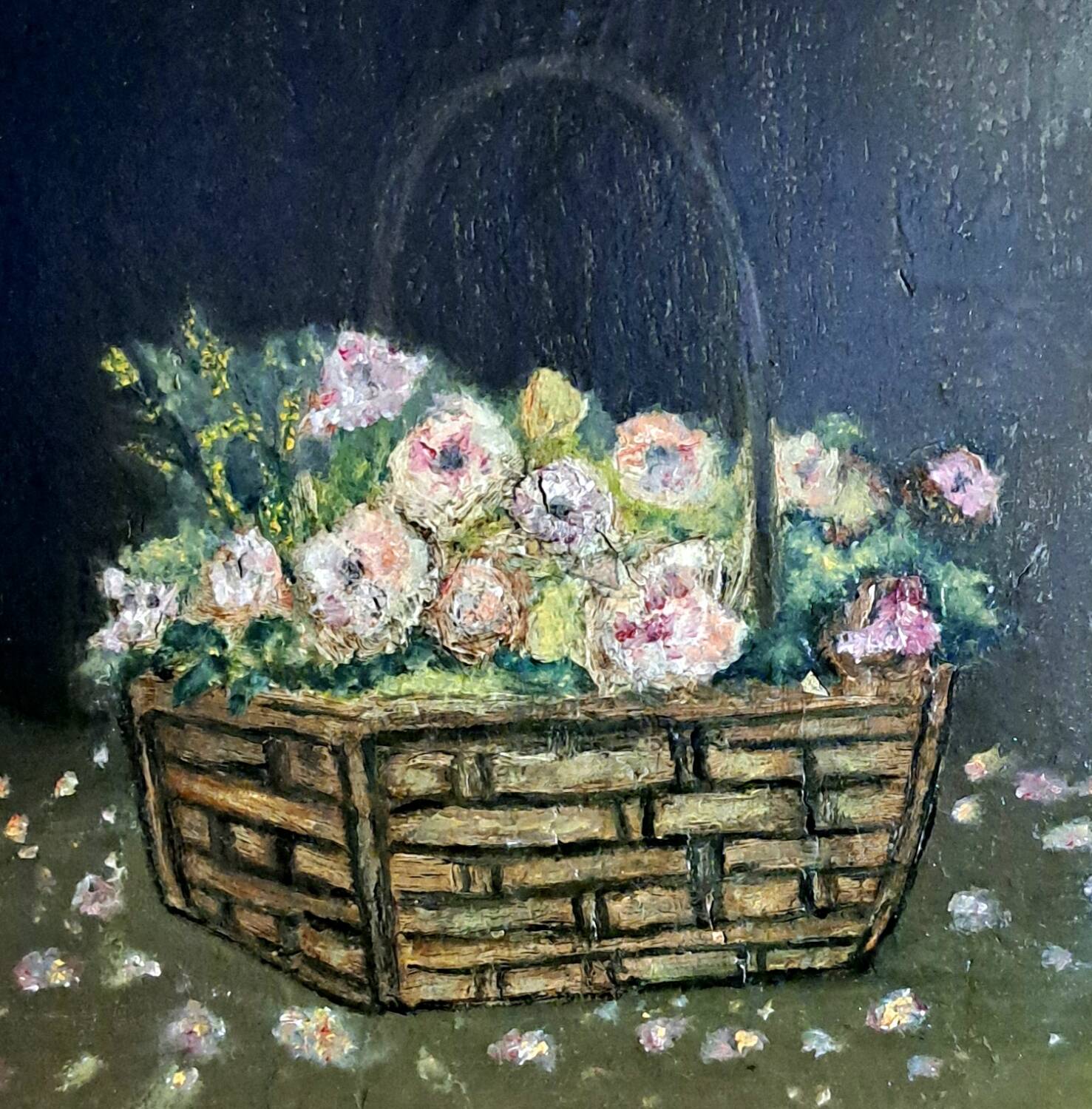 Painting - Oil on cardboard, Still life - 1905, French school + impressionism