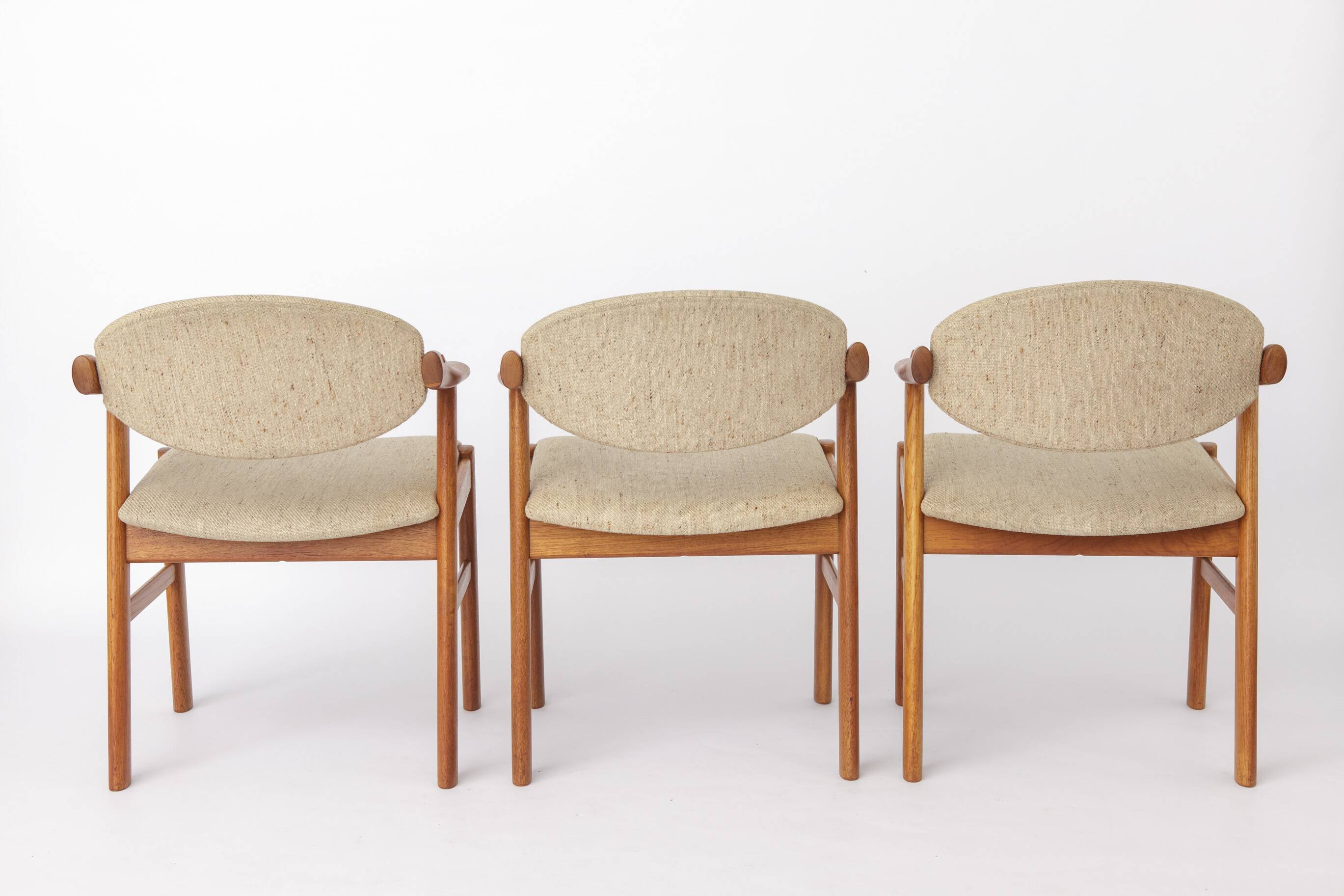 Set of 4 Danish Teak Dining Chairs by Schou Andersen Møbelfabrik, 1970s