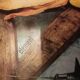 Plate meal sheet metal 1960 signed Clément