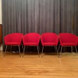 A set of four Megan club armchairs designed by René Holten, Artifort, the Netherlands
