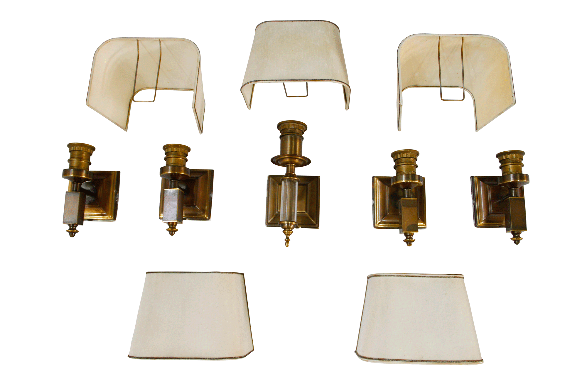 Set of 5 wall sconces, Herda, Holland, 1960s - 70s