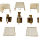 Ensemble de 5 appliques, Herda, Hollande, années 1960 - 70s