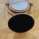 Miroir sur pied laiton