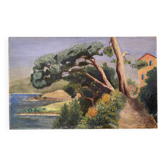 Seaside painting
